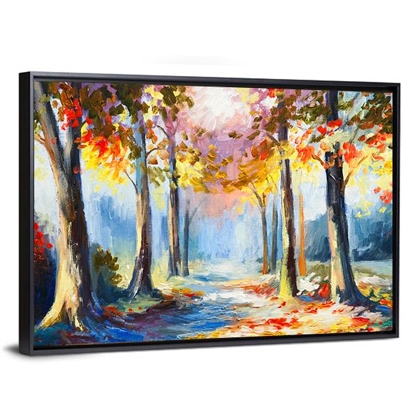 Colorful Spring Landscape Canvas Wall Art-3 Horizontal-Gallery Wrap-25" x 16"-Tiaracle