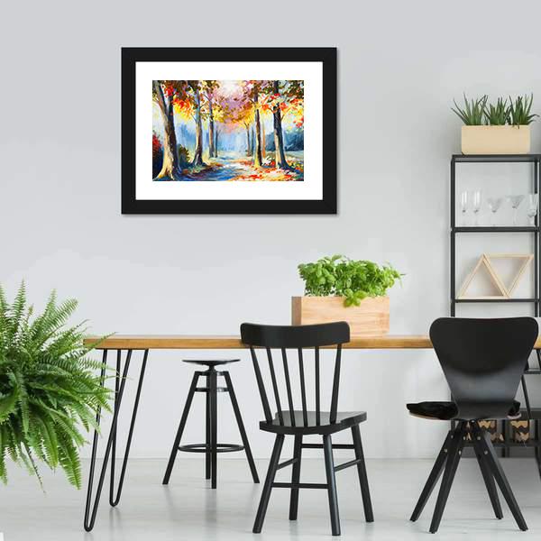 Colorful Spring Landscape Canvas Wall Art-3 Horizontal-Gallery Wrap-25" x 16"-Tiaracle