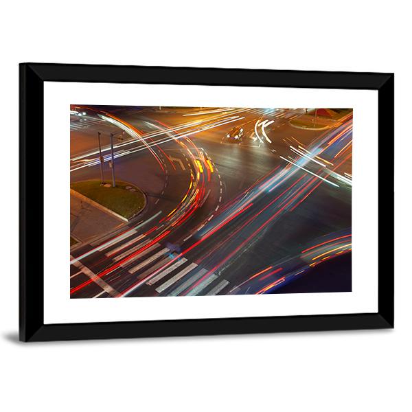 Colorful Traffic Lights Canvas Wall Art-3 Horizontal-Gallery Wrap-25" x 16"-Tiaracle
