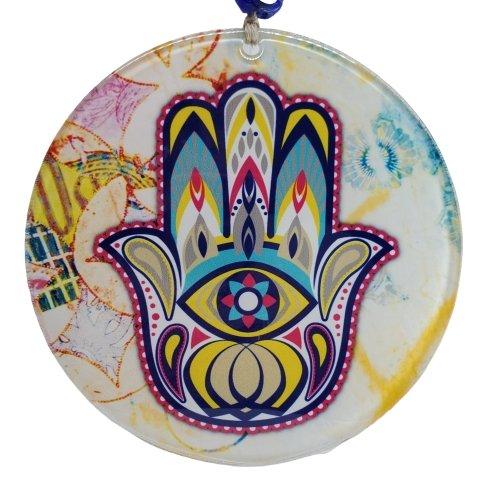 خلاصہ ہمسا شیشے کی دیوار بری آنکھ کے ساتھ زیور کو لٹکا رہی ہے