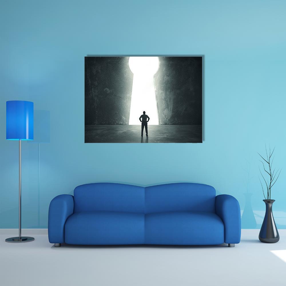 Concept Of Success Canvas Wall Art-1 Piece-Gallery Wrap-48" x 32"-Tiaracle