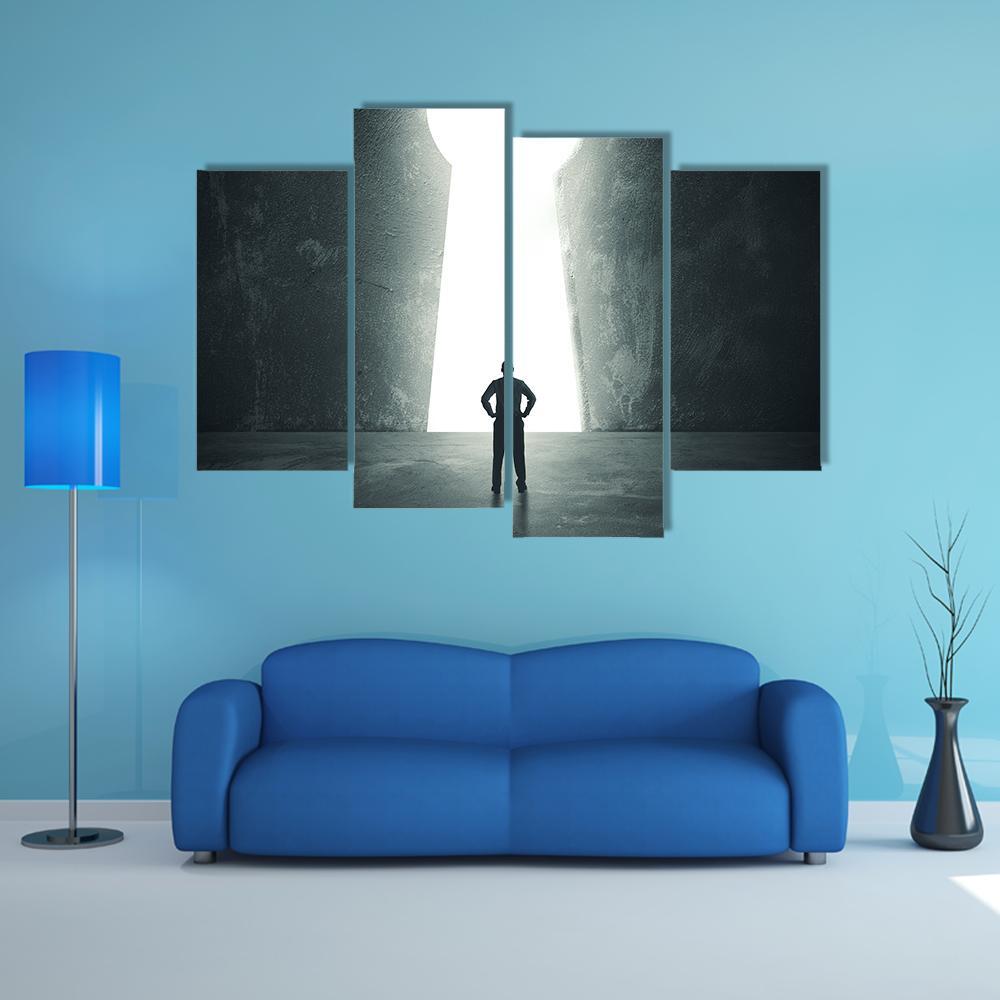 Concept Of Success Canvas Wall Art-4 Pop-Gallery Wrap-50" x 32"-Tiaracle