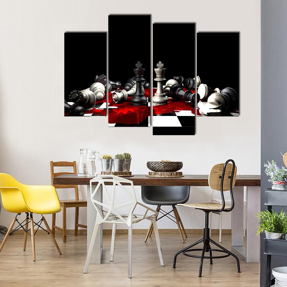 Conceptual Impact Of War Canvas Wall Art-4 Pop-Gallery Wrap-50" x 32"-Tiaracle