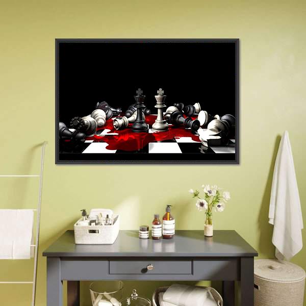 Conceptual Impact Of War Canvas Wall Art-3 Horizontal-Gallery Wrap-25" x 16"-Tiaracle