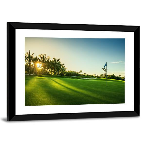 Countryside Golf Course Canvas Wall Art-3 Horizontal-Gallery Wrap-25" x 16"-Tiaracle