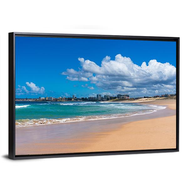 Cronulla Coastline Canvas Wall Art-3 Horizontal-Gallery Wrap-25" x 16"-Tiaracle
