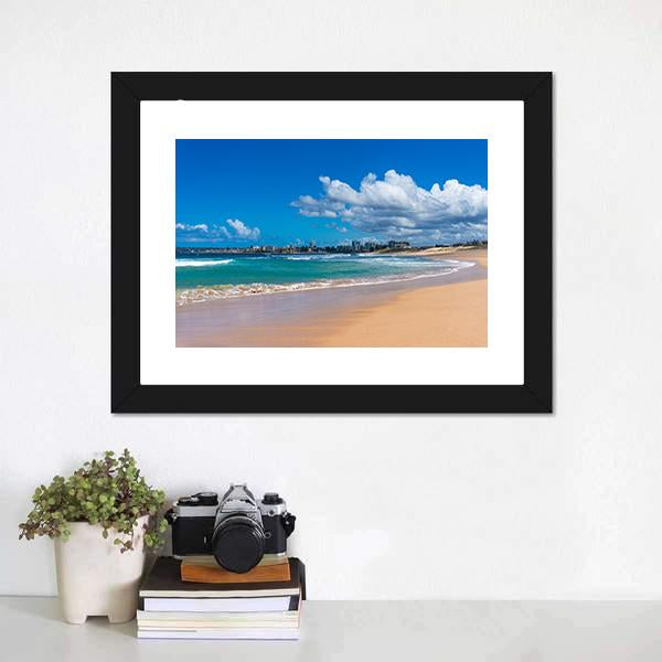 Cronulla Coastline Canvas Wall Art-3 Horizontal-Gallery Wrap-25" x 16"-Tiaracle