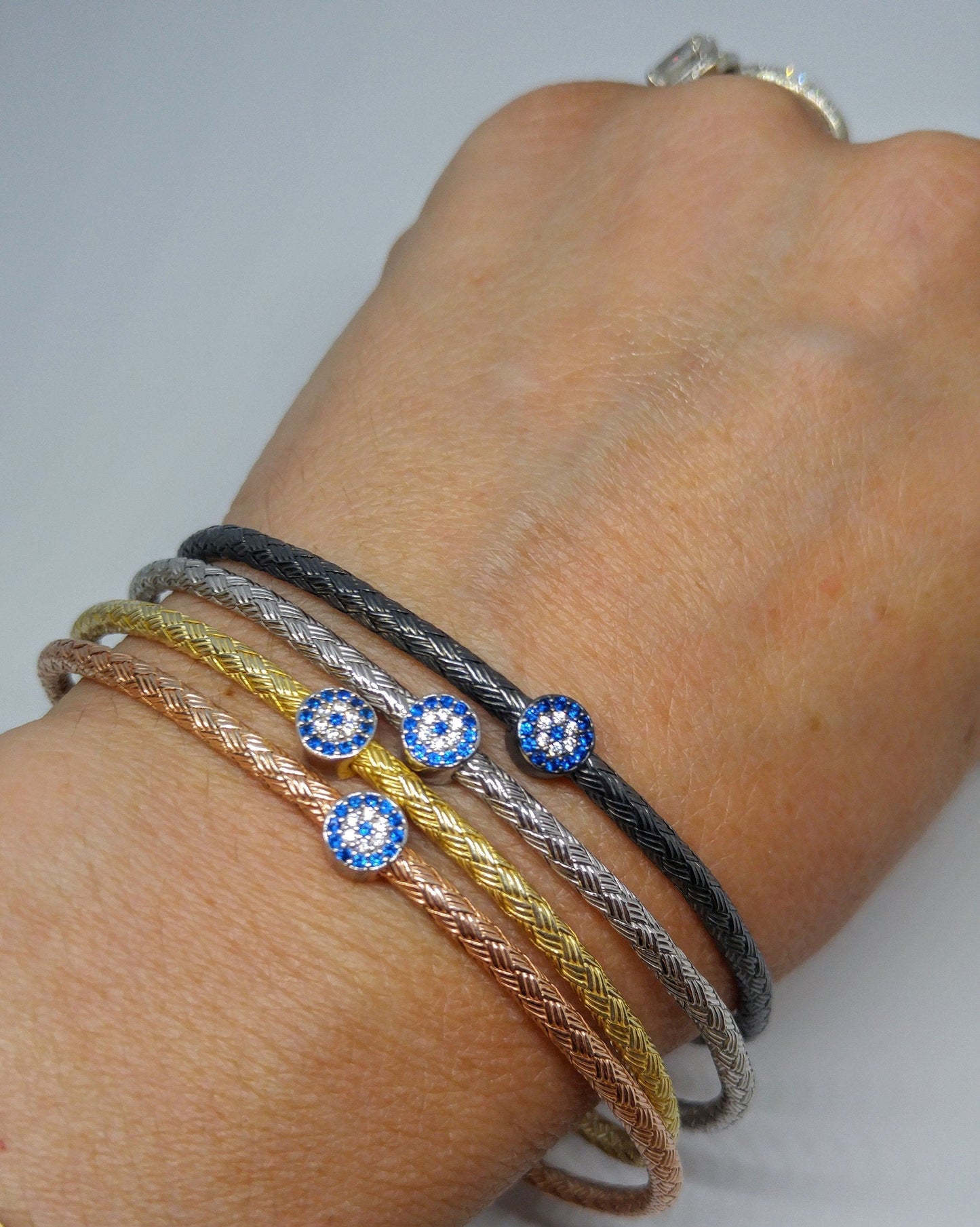 Lucky Eye Bangle Bracelet