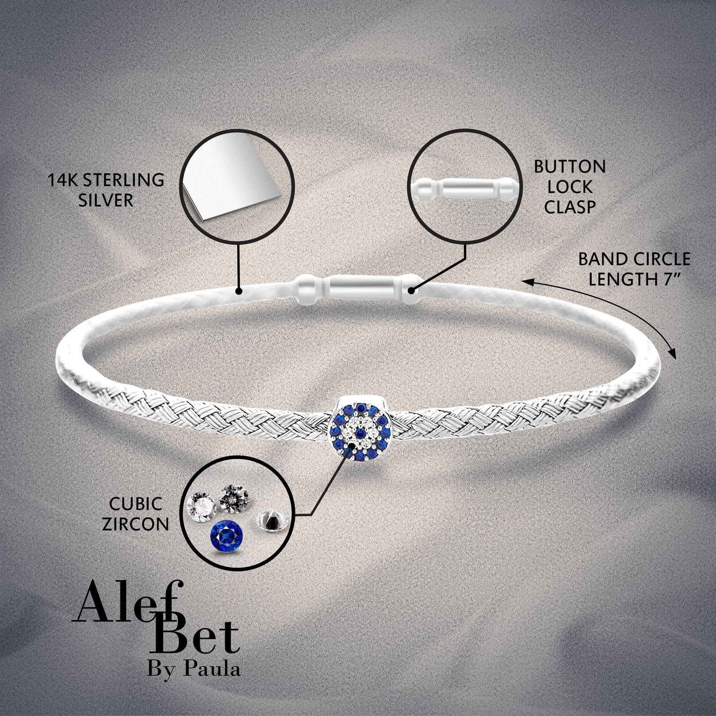 Lucky Eye Bangle Bracelet