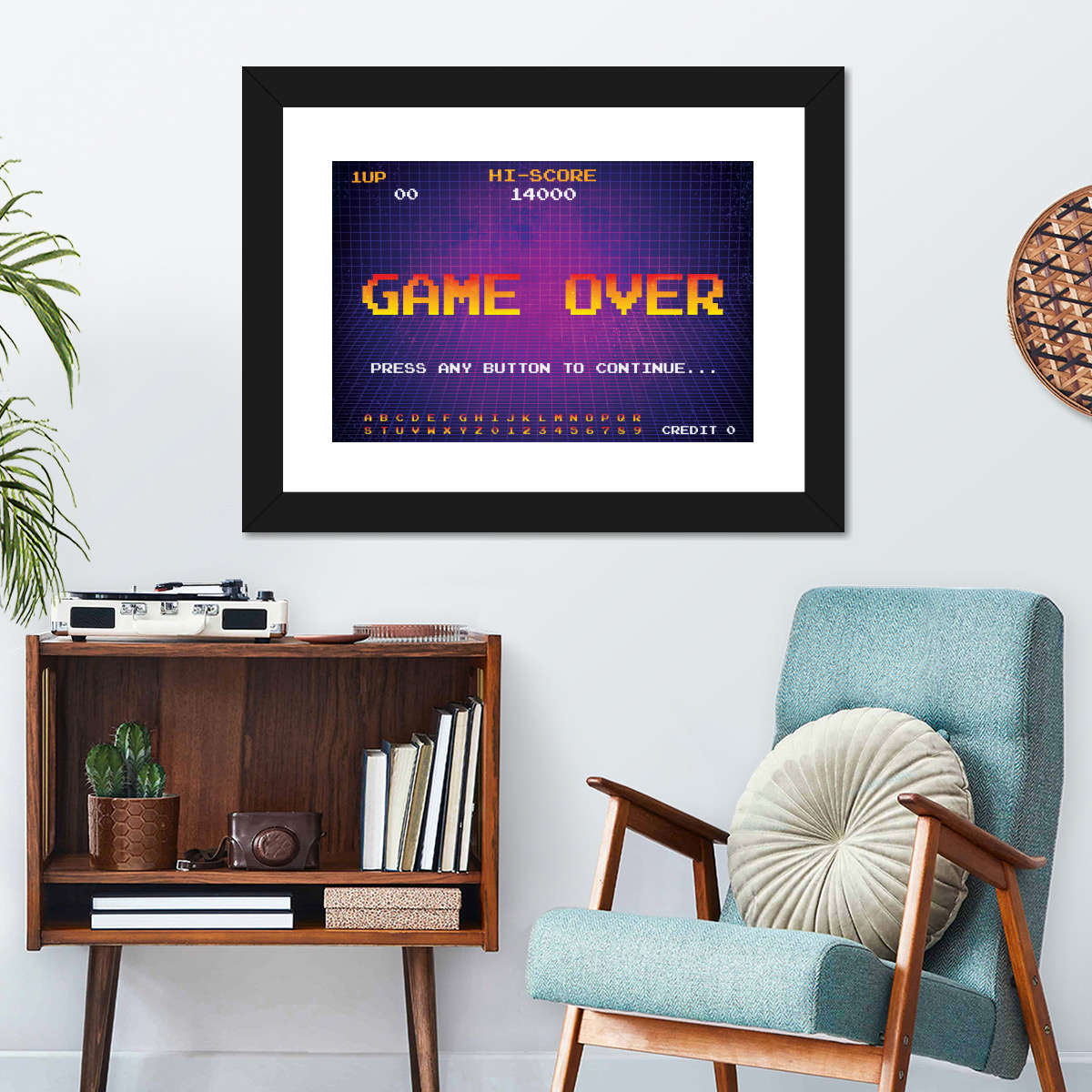 Spiel über Bildschirmwandkunst