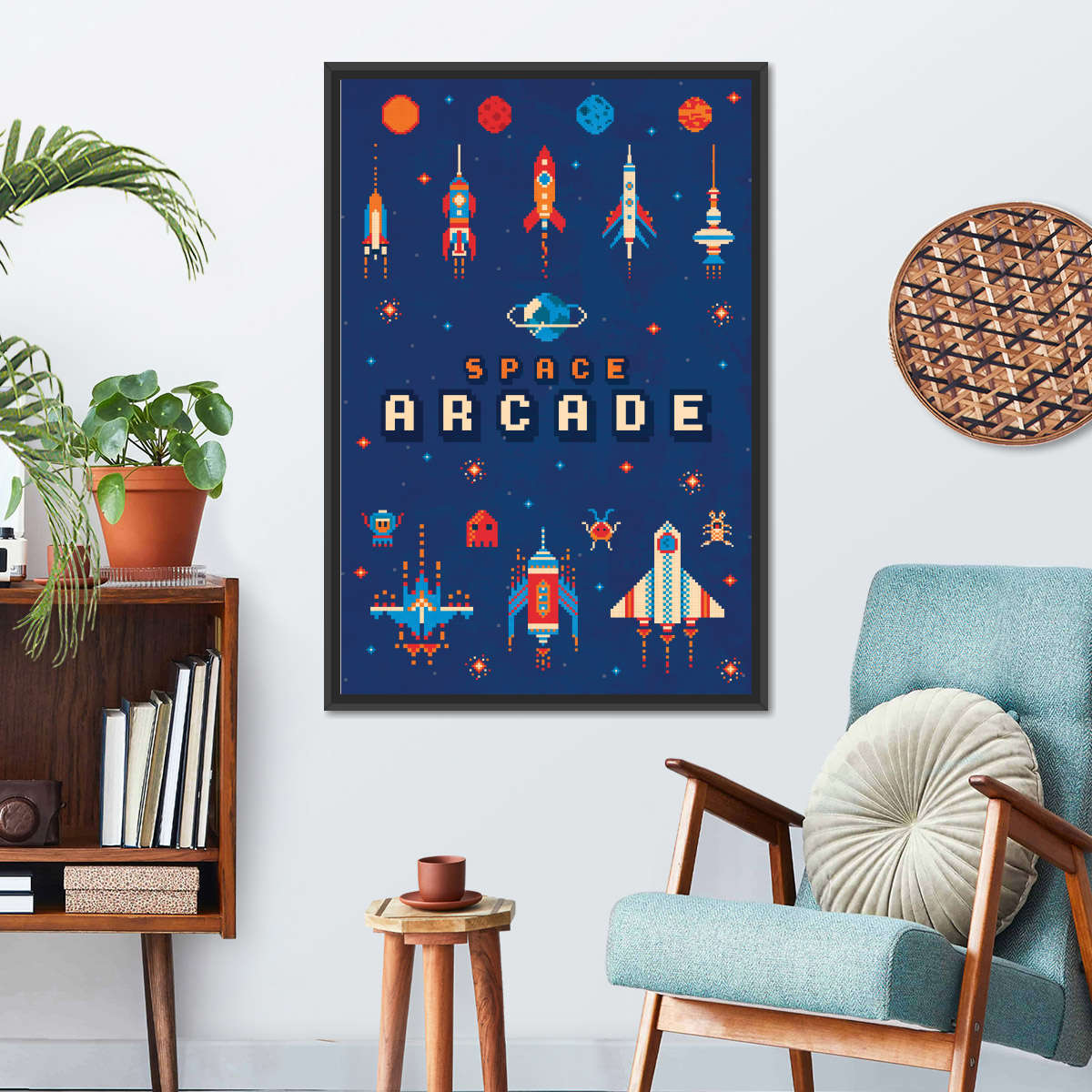 Raum Arcade Wandkunst