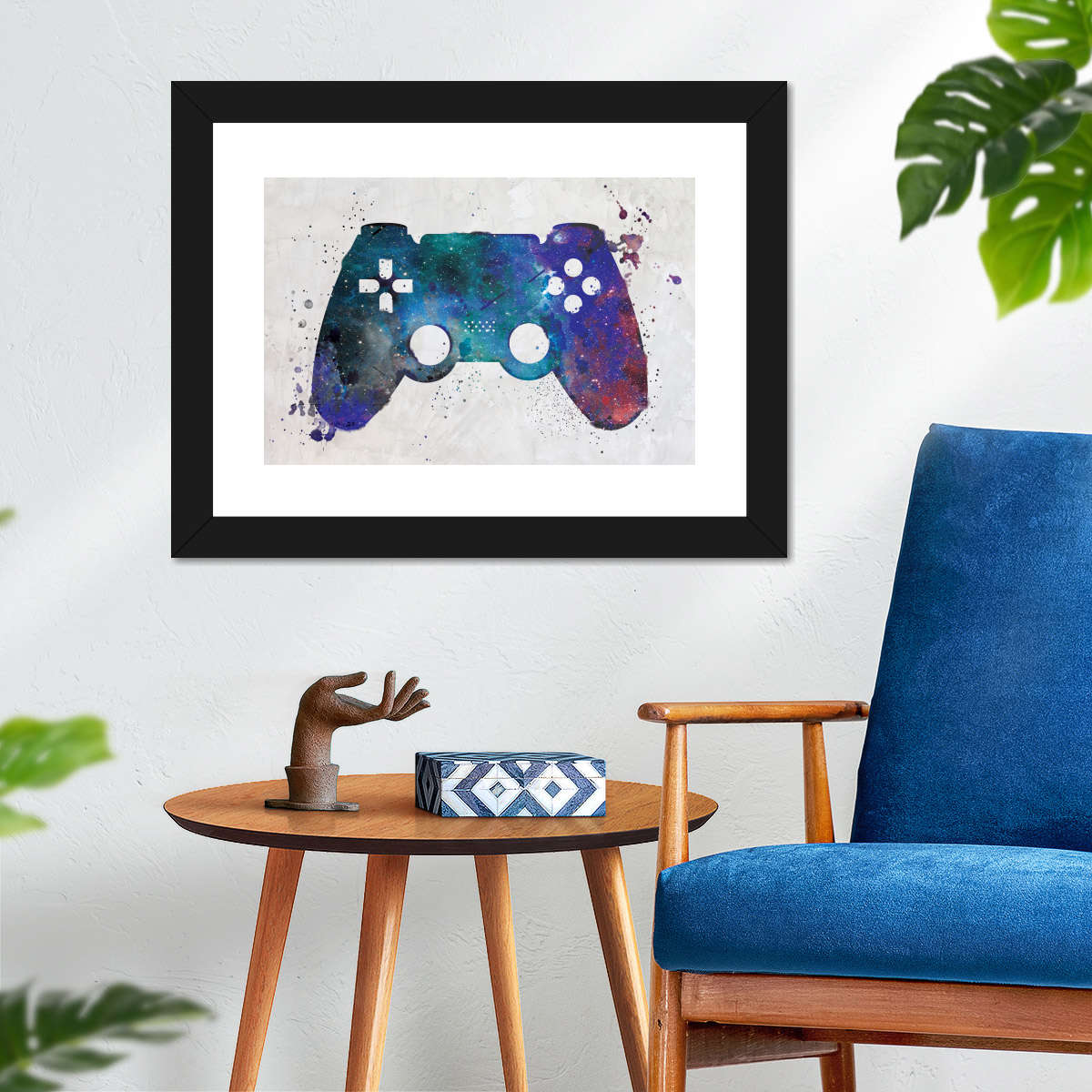 Galaxy Game Controller Wandkunst