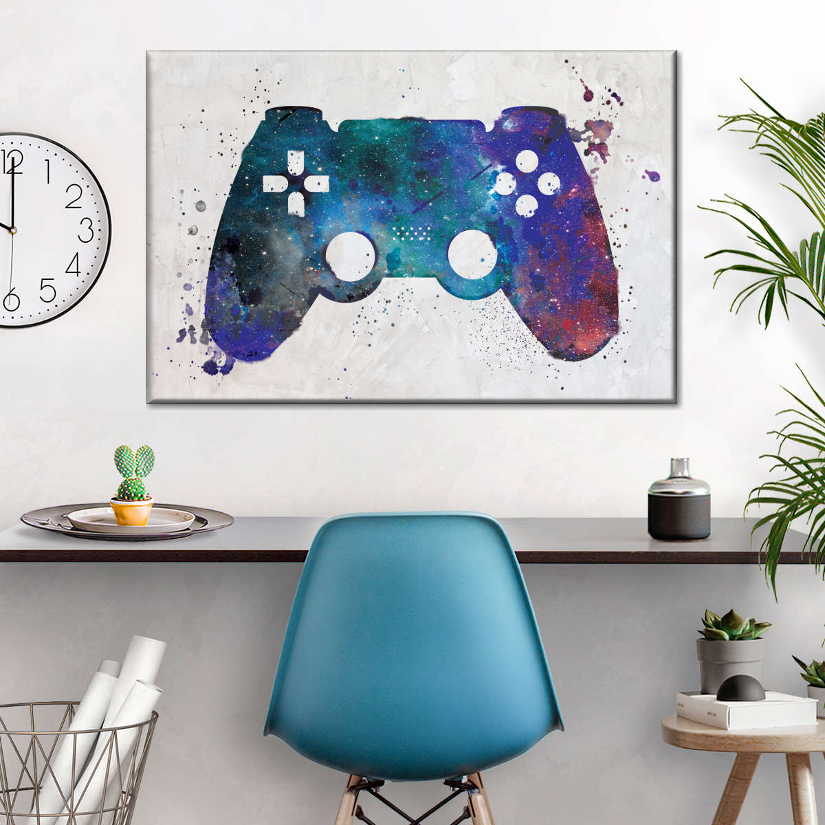 Galaxy Game Controller Wandkunst