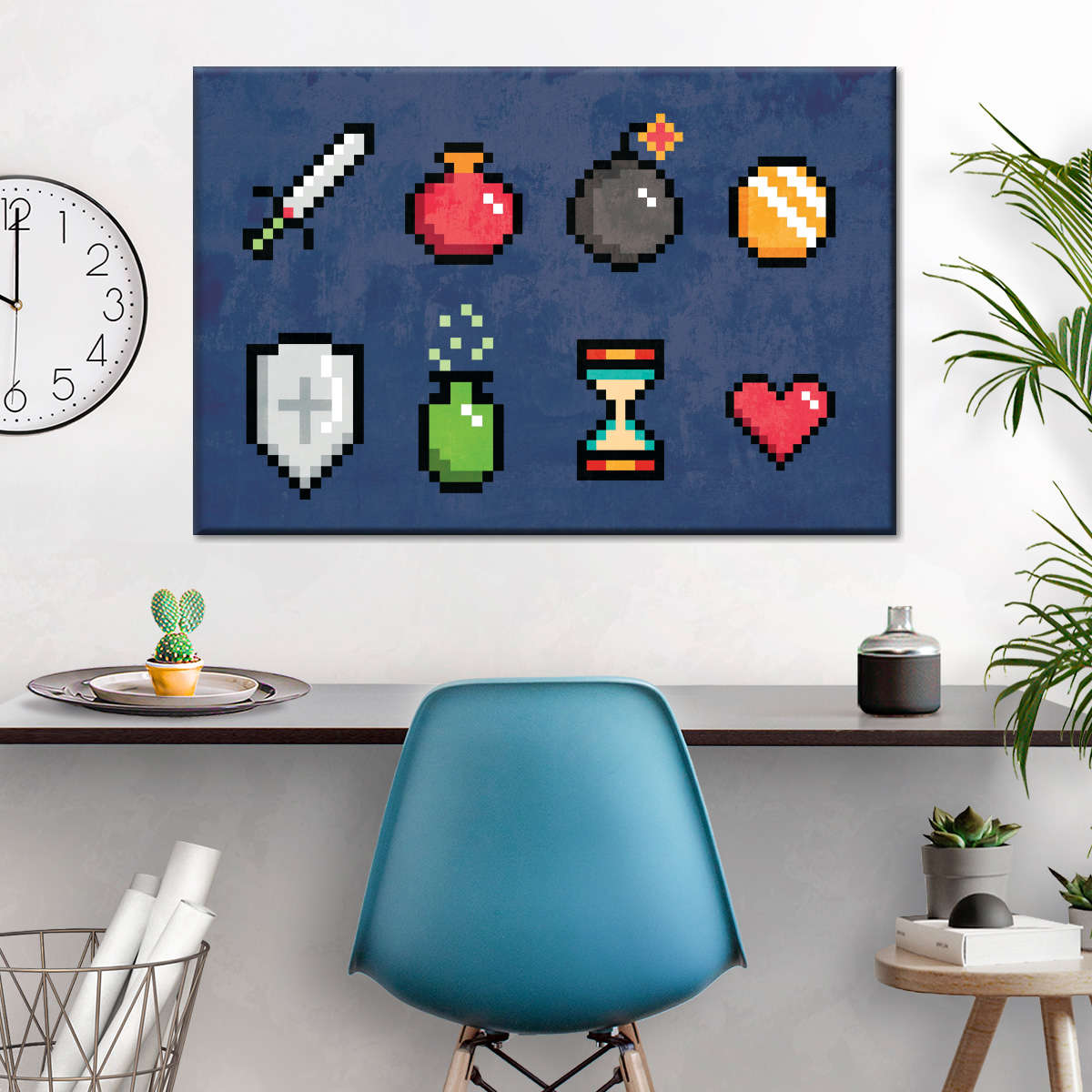 Minecraft -Ikonen Wandkunst