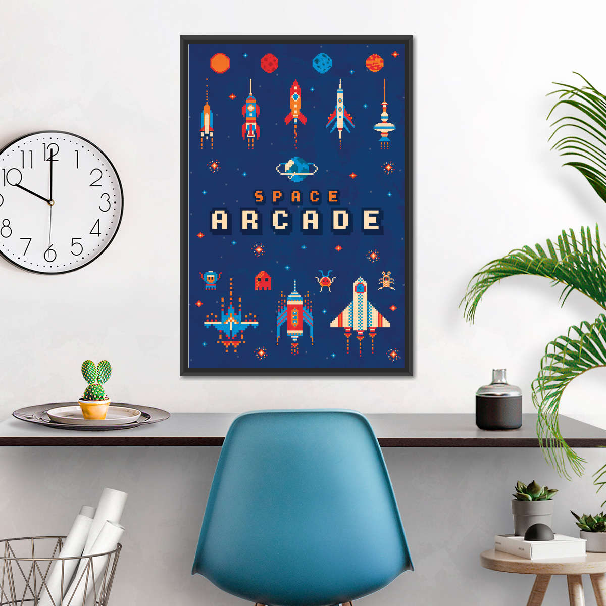 Raum Arcade Wandkunst