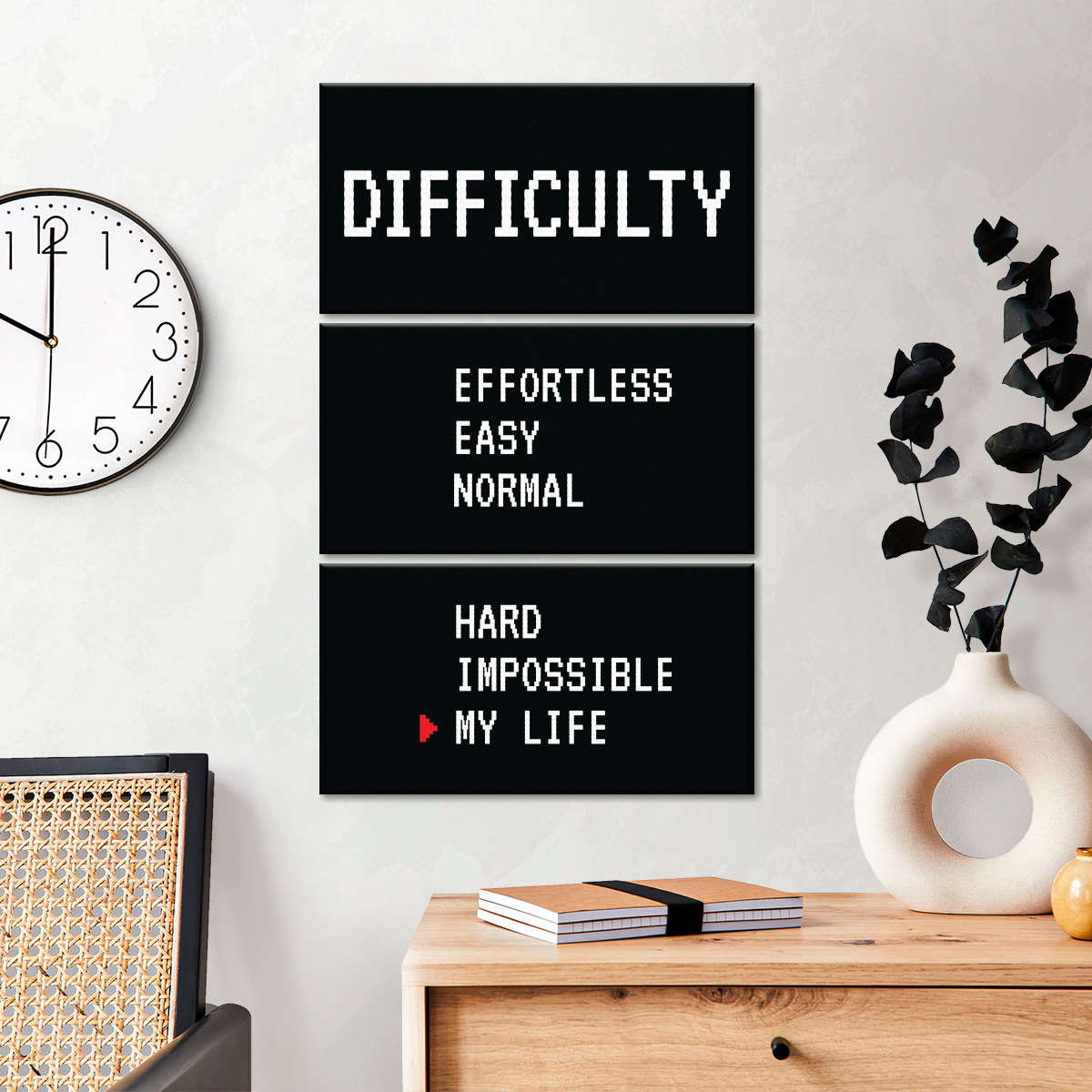 Schwierigkeitsgrad Wandkunst