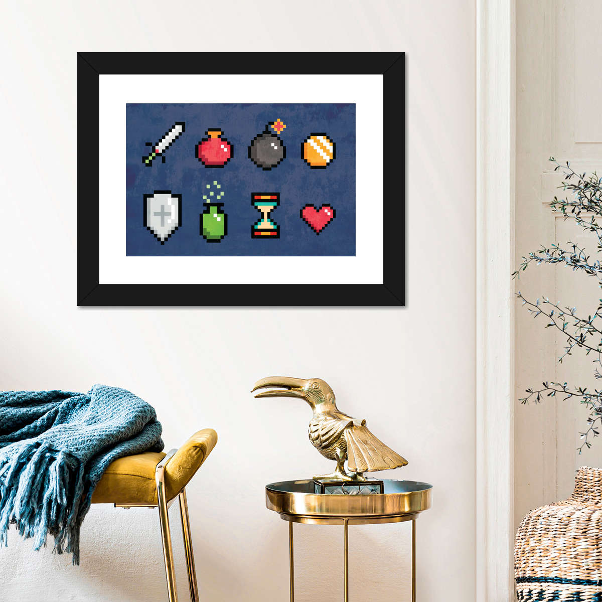 Minecraft -Ikonen Wandkunst