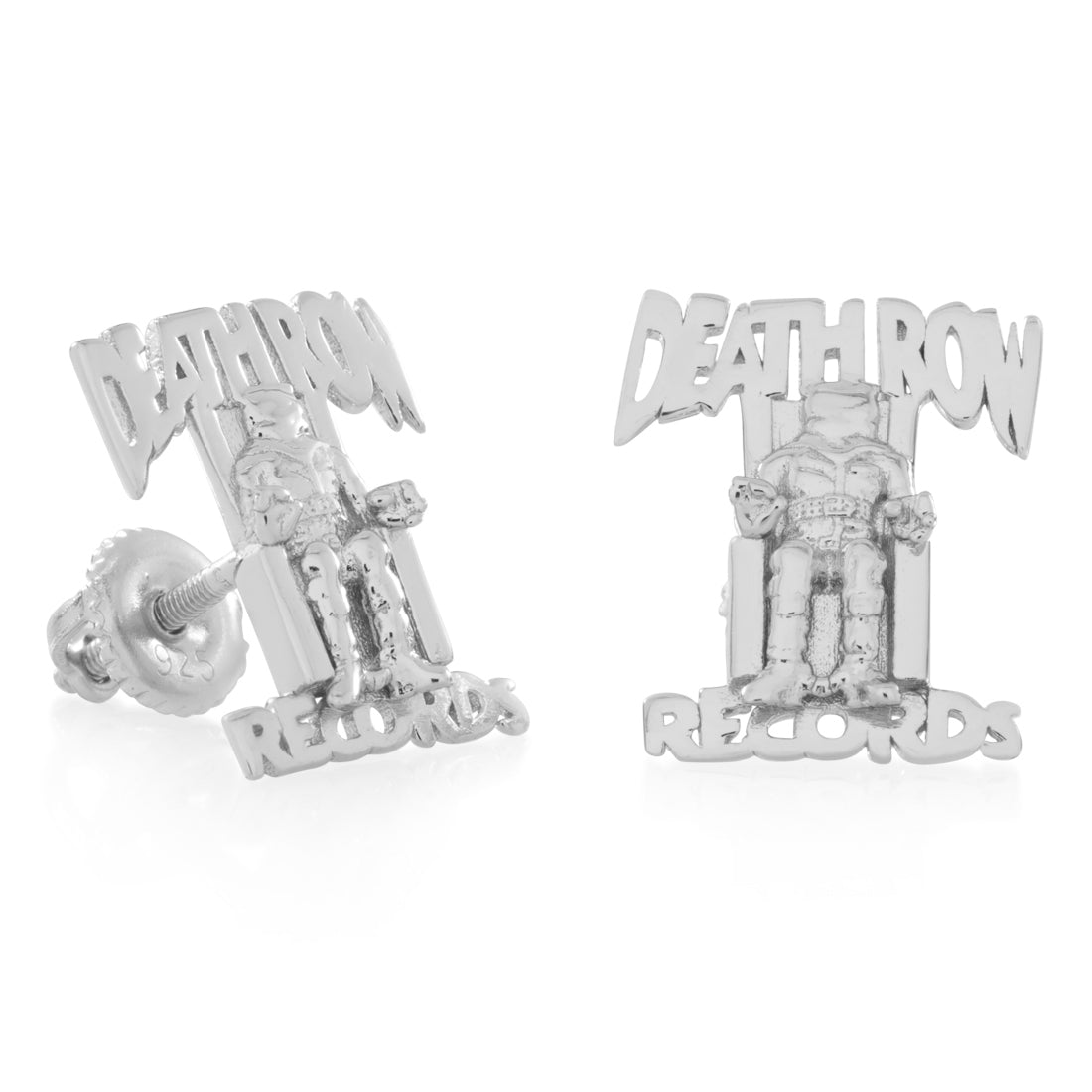 Death Row Records x King Ice - Logo Stud Earrings