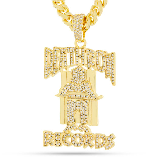 Death Row Records x King Ice - OG Death Row Logo Necklace
