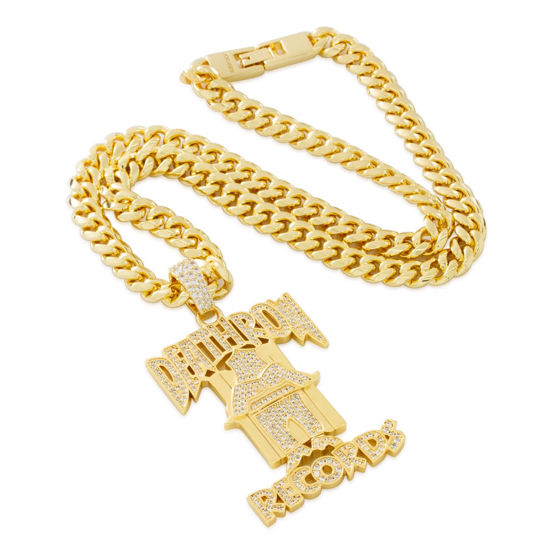 Death Row Records x King Ice - OG Death Row Logo Necklace