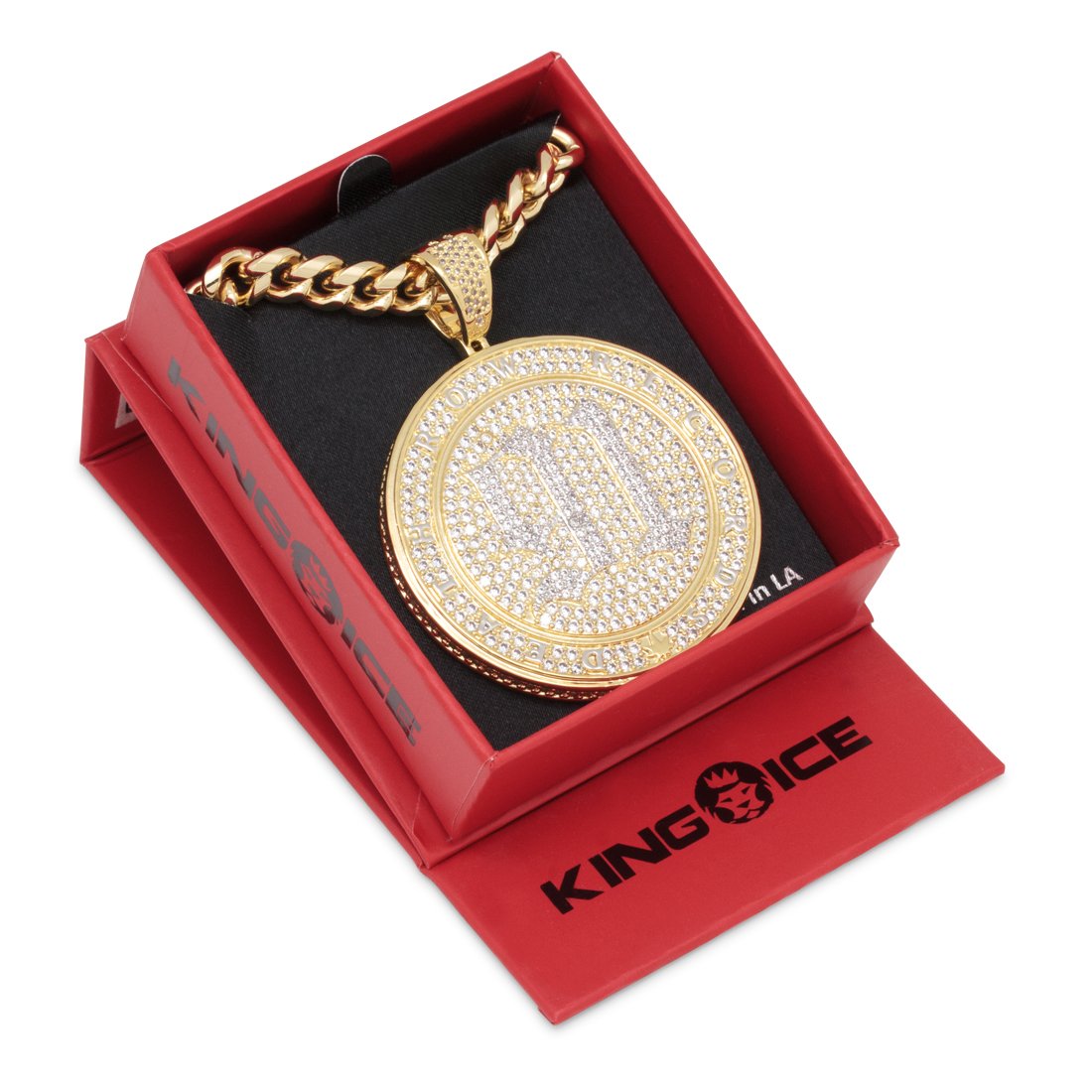 Death Row x King Ice - 30th Anniversary Medallion Necklace