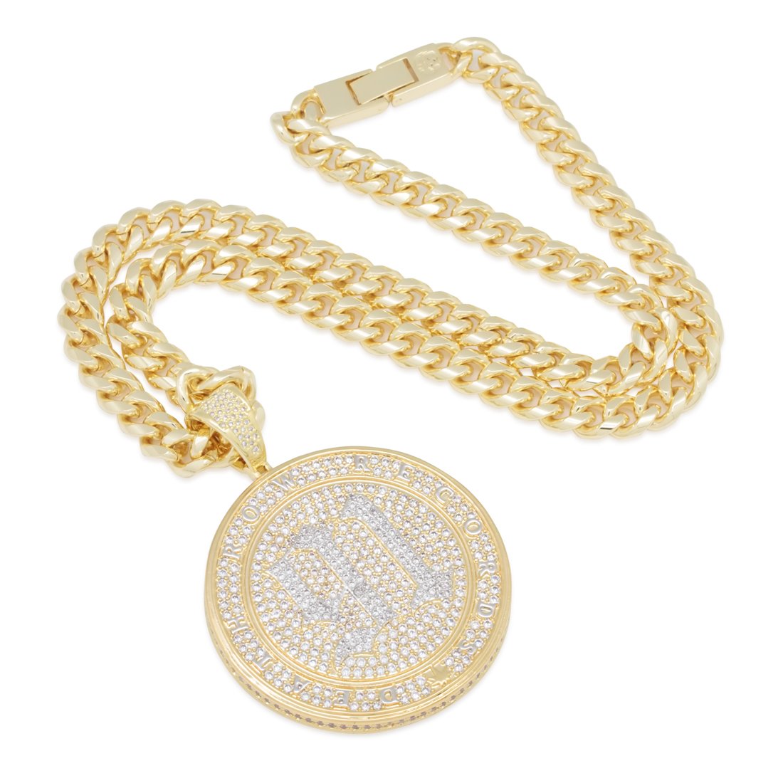 Death Row x King Ice - 30th Anniversary Medallion Necklace