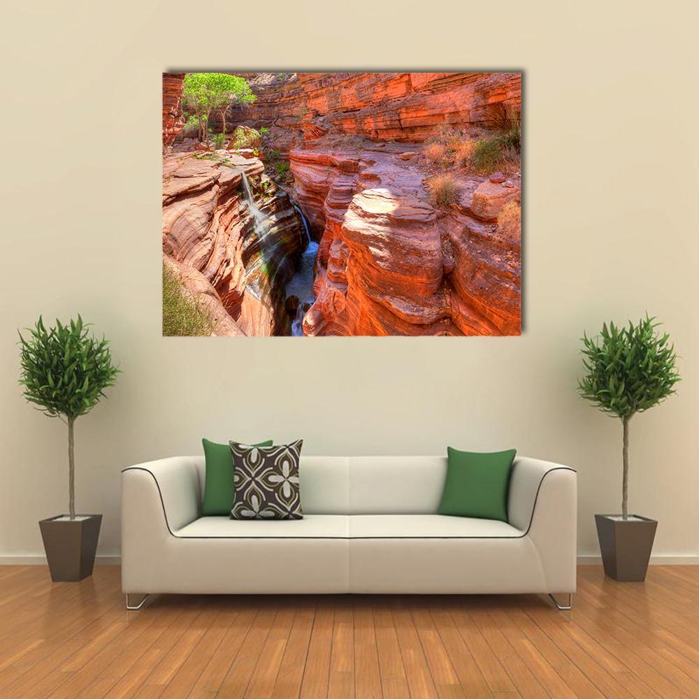 Deer Creek Canyon Canvas Wall Art-1 Piece-Gallery Wrap-48" x 32"-Tiaracle