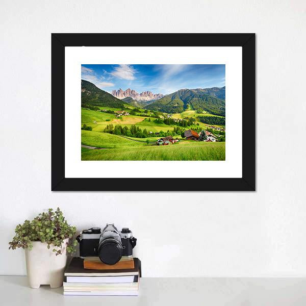 Dolomites Alps Mountain Canvas Wall Art-3 Horizontal-Gallery Wrap-25" x 16"-Tiaracle