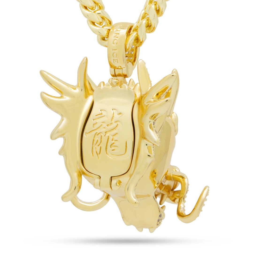 Dragon Emoji Head Stash Necklace