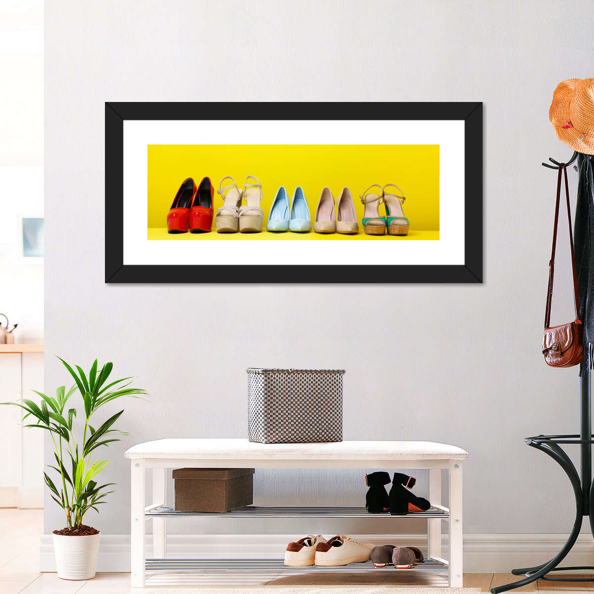 High Heel -Schuhe Wandkunst