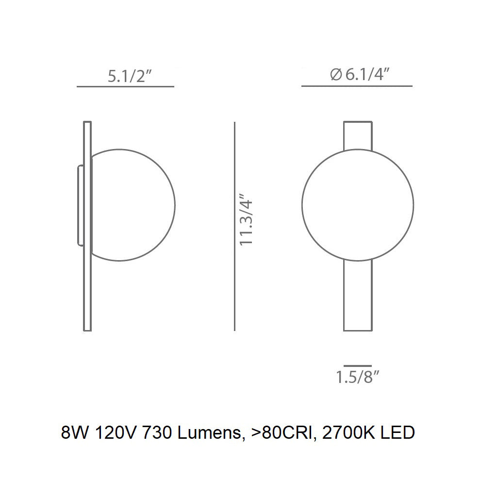 सर्किल 3720 आउटडोर दीवार स्कॉन्स