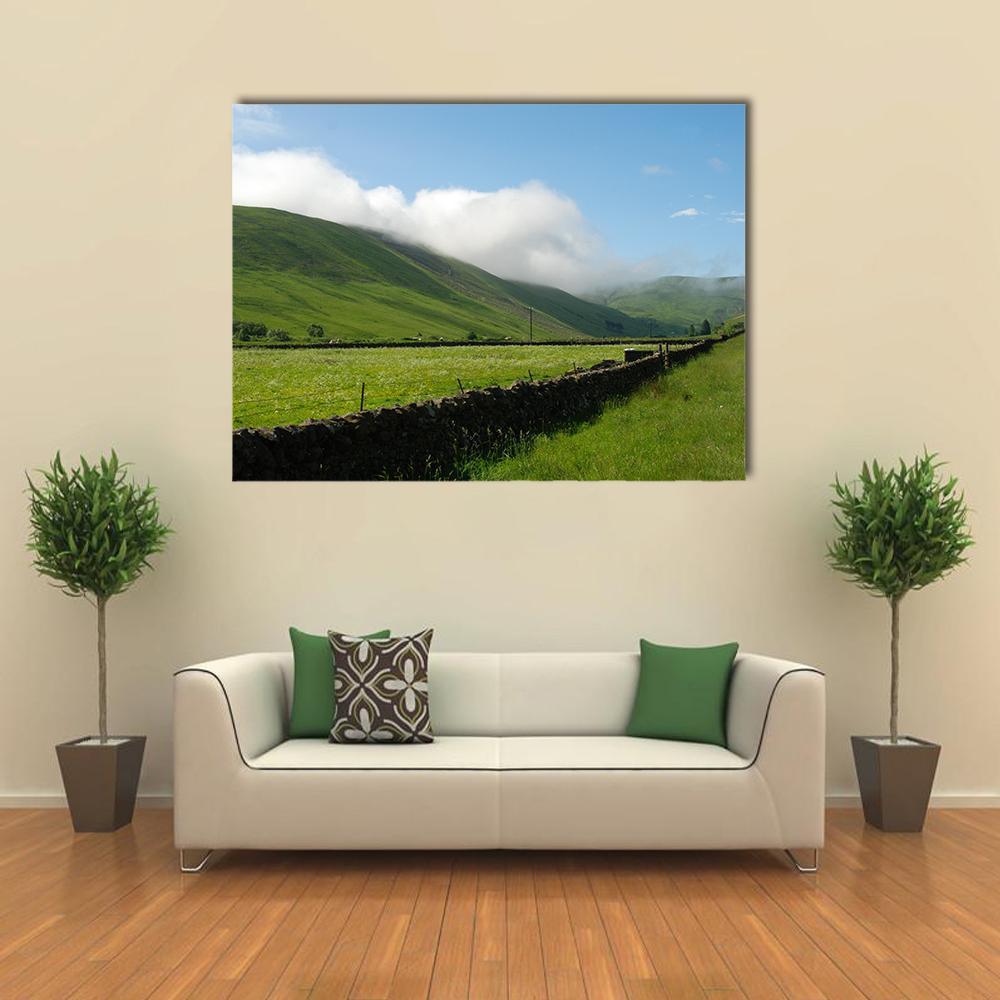 Ettrick Valley Scotland Canvas Wall Art-1 Piece-Gallery Wrap-48" x 32"-Tiaracle