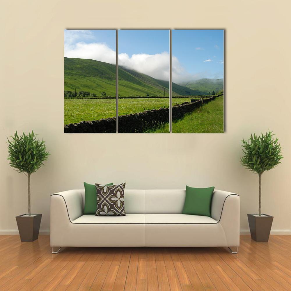 Ettrick Valley Scotland Canvas Wall Art-3 Horizontal-Gallery Wrap-37" x 24"-Tiaracle
