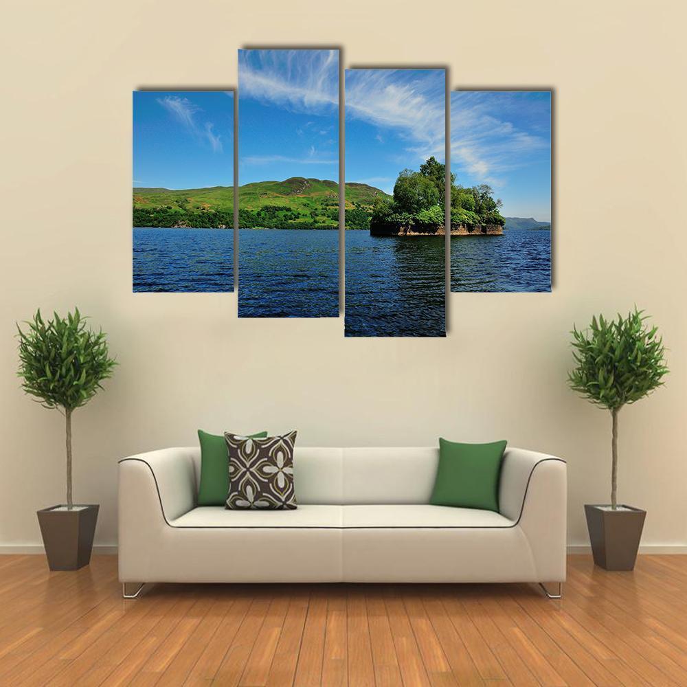 Factors Isle Scotland Canvas Wall Art-4 Pop-Gallery Wrap-50" x 32"-Tiaracle