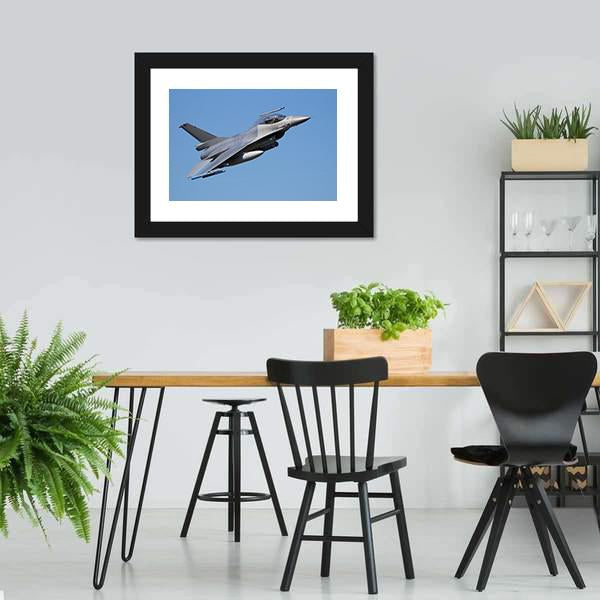 Fighter Jet Canvas Wall Art-3 Horizontal-Gallery Wrap-25" x 16"-Tiaracle