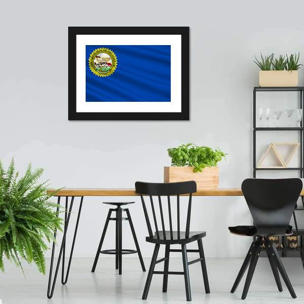 Flag Of Nevada Canvas Wall Art-3 Horizontal-Gallery Wrap-25" x 16"-Tiaracle