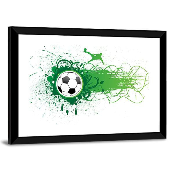 Football Banner Canvas Wall Art-3 Horizontal-Gallery Wrap-25" x 16"-Tiaracle