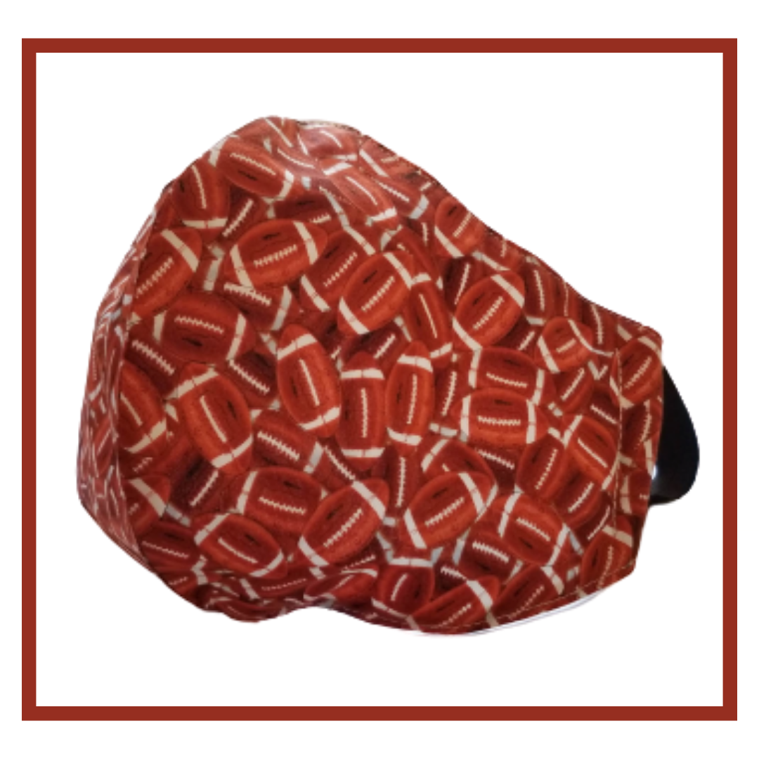 امریکی فٹ بال بال ماسک روئی ڈبل پرتوں