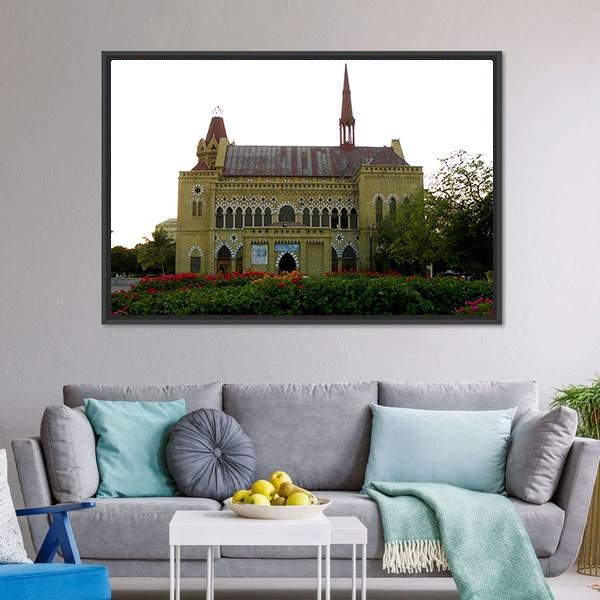 Frere Hall In Karachi Canvas Wall Art-3 Horizontal-Gallery Wrap-25" x 16"-Tiaracle