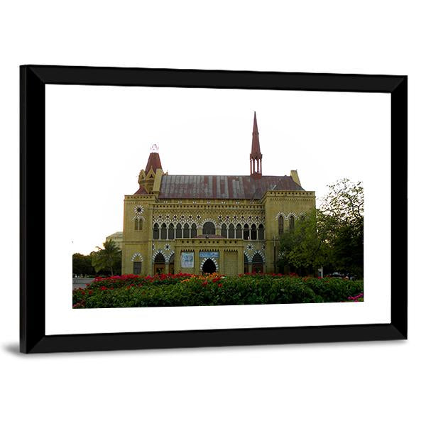 Frere Hall In Karachi Canvas Wall Art-3 Horizontal-Gallery Wrap-25" x 16"-Tiaracle