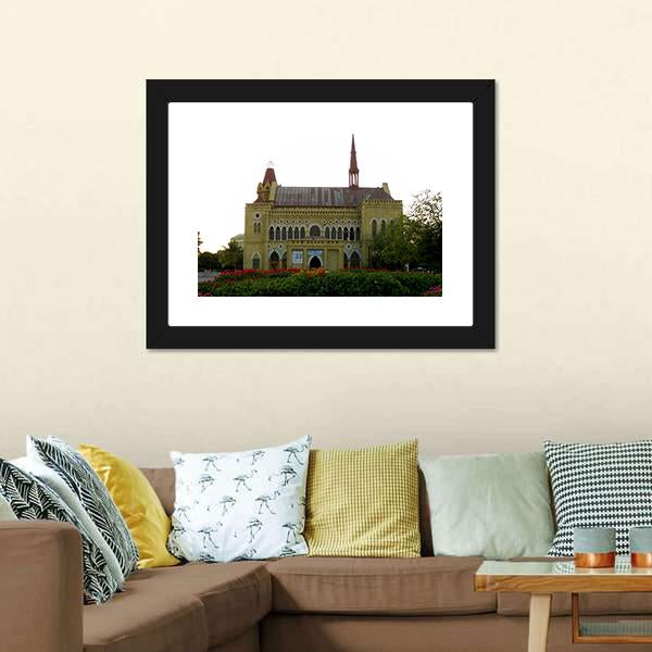 Frere Hall In Karachi Canvas Wall Art-3 Horizontal-Gallery Wrap-25" x 16"-Tiaracle