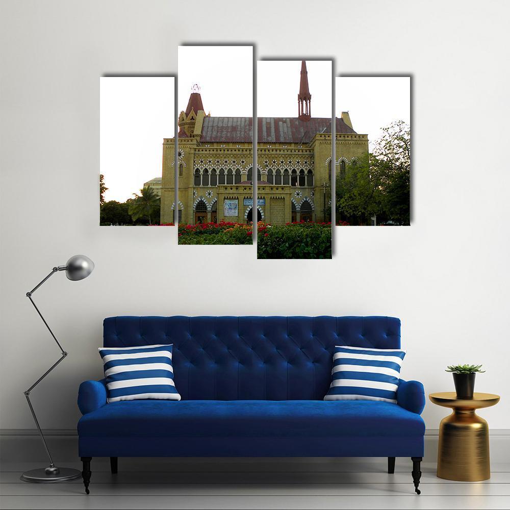 Frere Hall In Karachi Canvas Wall Art-4 Pop-Gallery Wrap-50" x 32"-Tiaracle