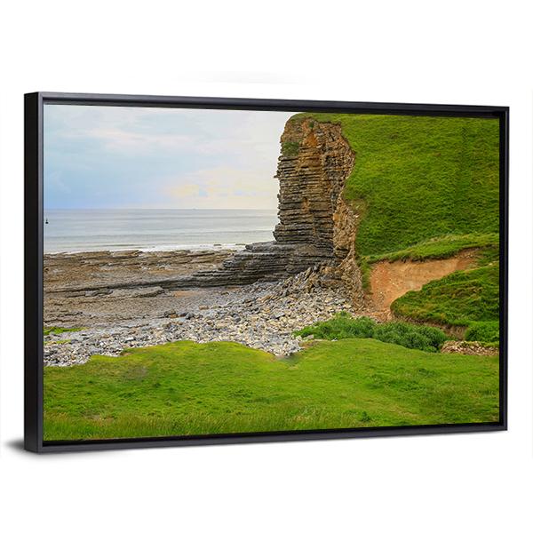 Glamorgan Heritage Coast Canvas Wall Art-3 Horizontal-Gallery Wrap-25" x 16"-Tiaracle