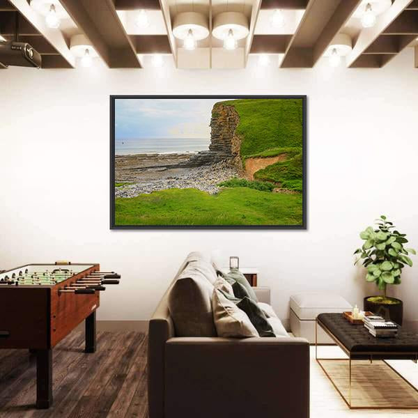 Glamorgan Heritage Coast Canvas Wall Art-3 Horizontal-Gallery Wrap-25" x 16"-Tiaracle