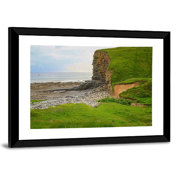 Glamorgan Heritage Coast Canvas Wall Art-3 Horizontal-Gallery Wrap-25" x 16"-Tiaracle