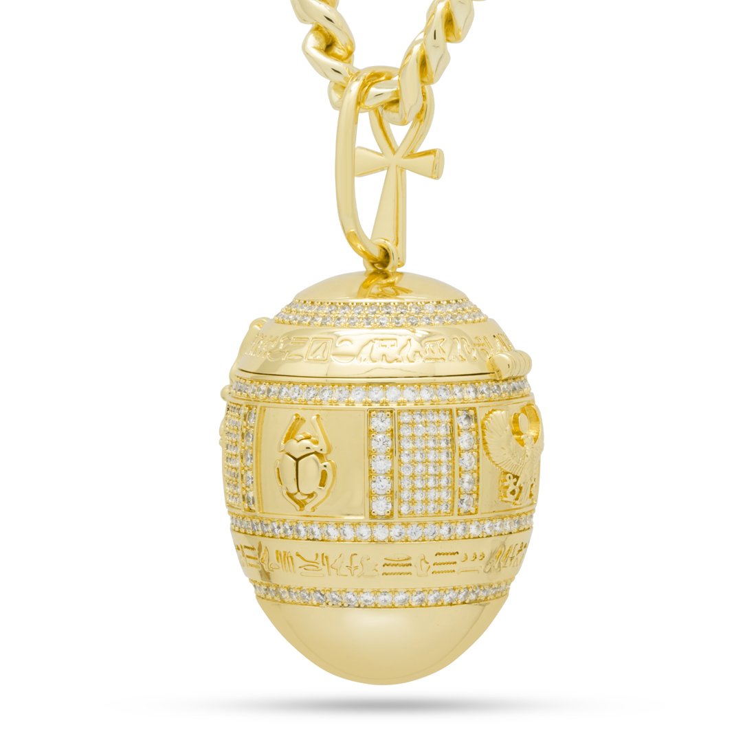 Golden Stash Egg of the Pharaoh Necklace
