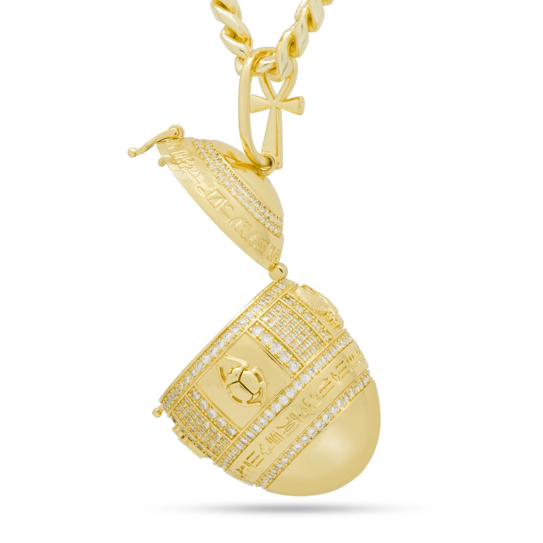 Golden Stash Egg of the Pharaoh Necklace