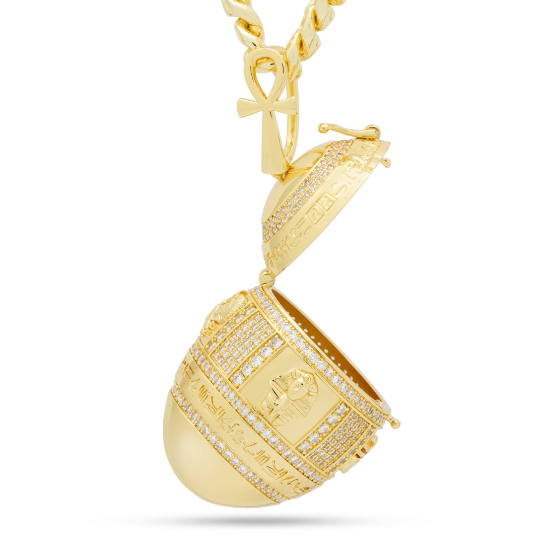 Golden Stash Egg of the Pharaoh Necklace