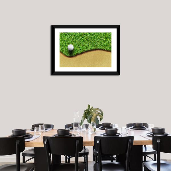 Golf Ball In Golf Courses Canvas Wall Art-3 Horizontal-Gallery Wrap-25" x 16"-Tiaracle