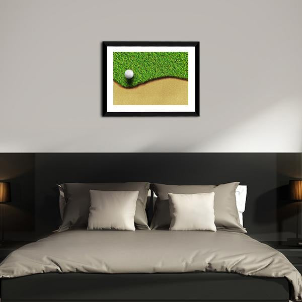 Golf Ball In Golf Courses Canvas Wall Art-3 Horizontal-Gallery Wrap-25" x 16"-Tiaracle